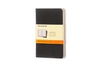 Produktbild: Moleskine Cahier pocket. Ruled. Black Cover. 3er Pack