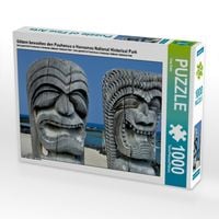 Produktbild: CALVENDO Puzzle G&ouml;tzen bewachen den Puuhonua o Honaunau National Historical Park | 1000 Teile Lege-Gr&ouml;&szlig;e 64x48cm Foto-Puzzle f&uuml;r gl&uuml;ckliche Stunden