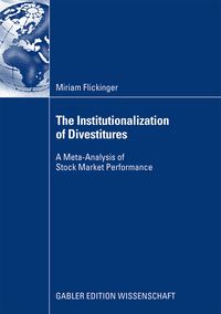 Produktbild: The Institutionalization of Divestitures