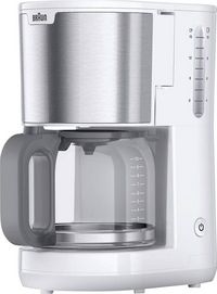 Produktbild: Braun KF 1500 WH Kaffeemaschine Wei&szlig; Fassungsverm&ouml;gen Tassen=10