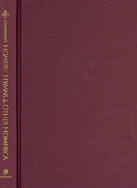 Produktbild: Chapman's Homeric Hymns and Other Homerica