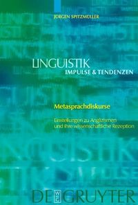 Produktbild: Metasprachdiskurse