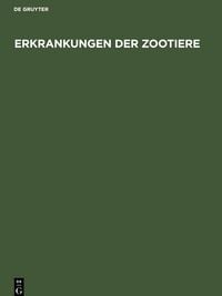 Produktbild: Erkrankungen der Zootiere