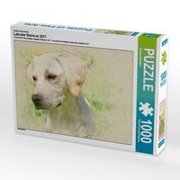 Produktbild: CALVENDO Puzzle Ein Motiv aus dem Kalender Labrador Retriever 2017 | 1000 Teile Lege-Gr&ouml;&szlig;e 64x48cm Foto-Puzzle f&uuml;r gl&uuml;ckliche Stunden