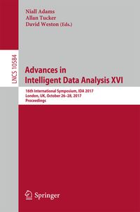 Produktbild: Advances in Intelligent Data Analysis XVI
