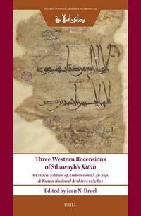 Produktbild: Three Western Recensions of Sībawayh's Kitāb
