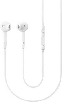 Produktbild: Samsung EO-EG920BW In Ear Kopfh&ouml;rer kabelgebunden Wei&szlig; Lautst&auml;rkeregelung, Headset Handy