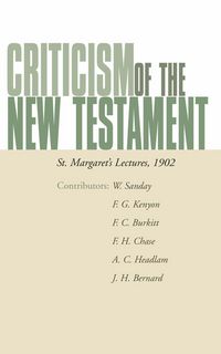 Produktbild: Criticism of the New Testament