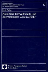 Produktbild: Nationaler Umweltschutz und Internationaler Warenverkehr