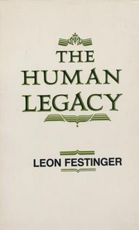 Produktbild: Festinger, L: The Human Legacy