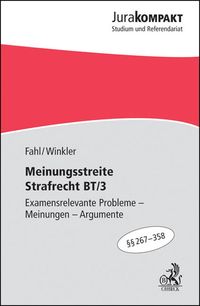 Bild vom Artikel Meinungsstreite Strafrecht BT/3. Jura kompakt vom Autor Klaus Winkler