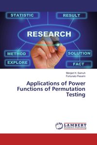 Produktbild: Applications of Power Functions of Permutation Testing