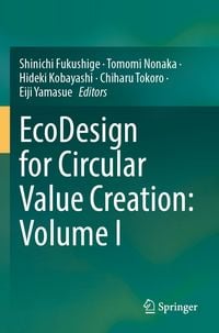 Produktbild: EcoDesign for Circular Value Creation: Volume I