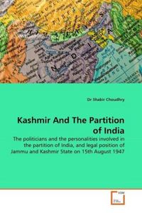 Produktbild: Choudhry, D: Kashmir And The Partition of India