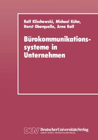 Produktbild: B&uuml;rokommunikationssysteme in Unternehmen