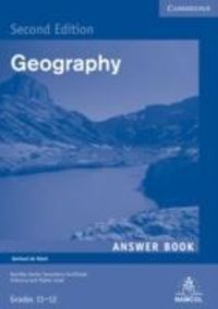 Produktbild: De Klerk, G: NSSC Geography Student's Answer Book