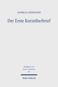 Produktbild: Handbuch zum neuen Testament 9/1. Der Erste Korintherbrief