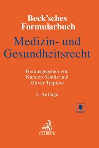 Produktbild: Beck'sches Formularbuch Medizin- und Gesundheitsrecht