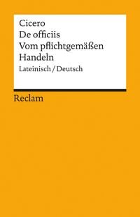 Produktbild: De officiis / Vom pflichtgem&auml;ssen Handeln
