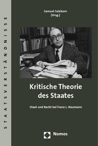 Produktbild: Kritische Theorie des Staates