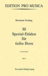 Produktbild: 30 Spezial-Et&uuml;den f&uuml;r tiefes Horn