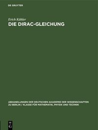 Produktbild: Die Dirac-Gleichung