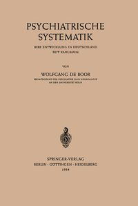 Produktbild: Psychiatrische Systematik