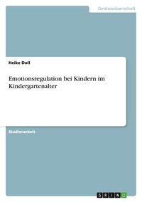 Produktbild: Emotionsregulation bei Kindern im Kindergartenalter