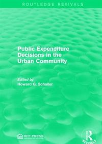 Produktbild: Public Expenditure Decisions in the Urban Community
