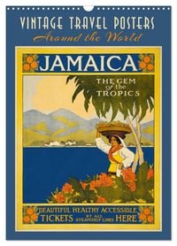 Produktbild: Vintage Travel Posters around the World (Wall Calendar 2027 DIN A3 portrait), CALVENDO 12 Month Wall Calendar