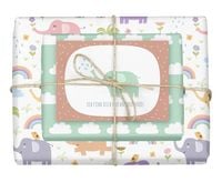 Produktbild: Geschenkpapier-Set f&uuml;r Kinder: Elefanten