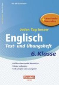 Produktbild: Jeden Tag besser - Englisch Test- und &Uuml;bungsheft 6. Klasse
