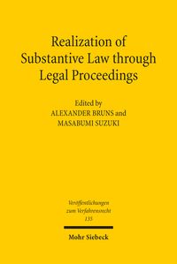 Produktbild: Realization of Substantive Law through Legal Proceedings