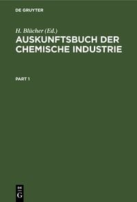 Produktbild: Auskunftsbuch der chemische Industrie