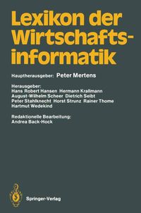Produktbild: Lexikon der Wirtschaftsinformatik