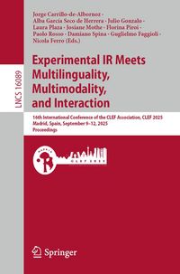Produktbild: Experimental IR Meets Multilinguality, Multimodality, and Interaction