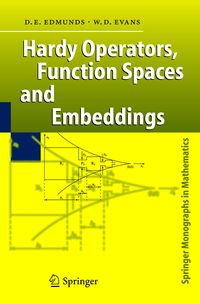 Produktbild: Hardy Operators, Function Spaces and Embeddings