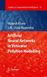 Produktbild: Artificial Neural Networks in Vehicular Pollution Modelling