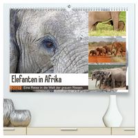 Produktbild: Elefanten in Afrika (hochwertiger Premium Wandkalender 2027 DIN A2 quer), Kunstdruck in Hochglanz
