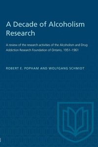 Produktbild: A Decade of Alcoholism Research