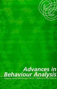 Produktbild: Advances in Behaviour Analysis