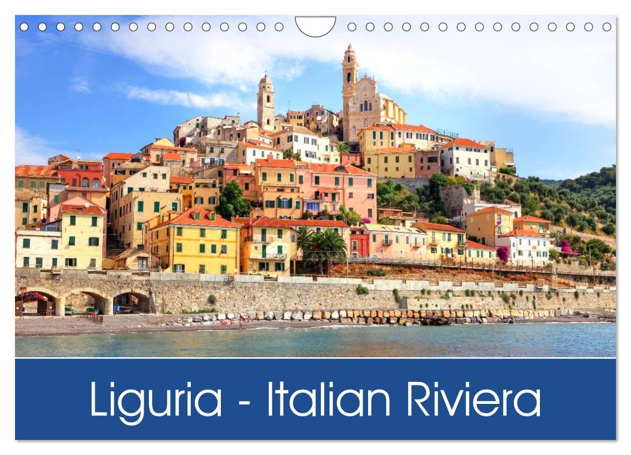 'Liguria Italian Riviera (Wall Calendar 2025 DIN A4 landscape