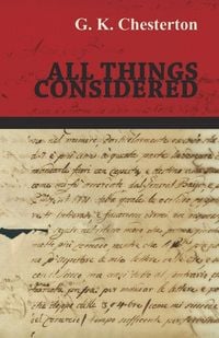Produktbild: All Things Considered