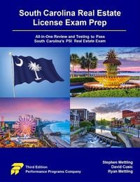 Produktbild: South Carolina Real Estate License Exam Prep: All-in-One Review and Testing to Pass South Carolina's PSI Real Estate Exam