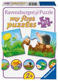 Produktbild: Puzzle Ravensburger Tiere im Garten 9 X 2 Teile