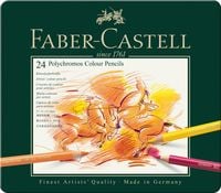 Produktbild: Faber-Castell K&uuml;nstlerfarbstifte Polychromos, 24er Set