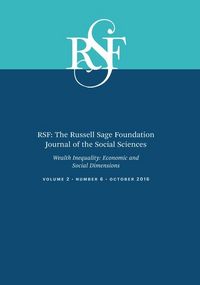 Produktbild: Rsf: The Russell Sage Foundation Journal of the Social Sciences