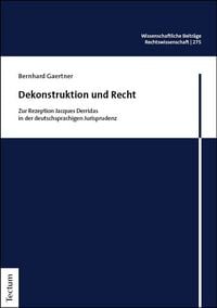 Produktbild: Dekonstruktion und Recht