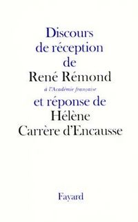Produktbild: Discours de reception de rene