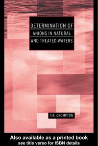 Produktbild: Determination of Anions in Natural and Treated Waters